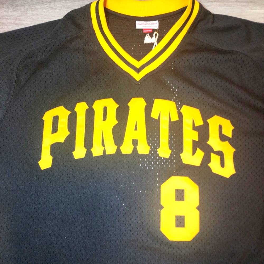 Mitchell & Ness Black MLB Pittsburgh Pirates Willie Stargell BP Jersey Size XXL
